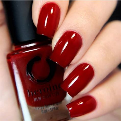 Wine at Midnight | Dark red nails, Red nails, Dark red nail polish