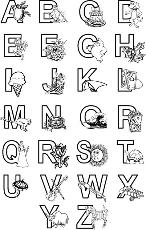 Abc Blocks Coloring Pages at GetColorings.com | Free printable ...