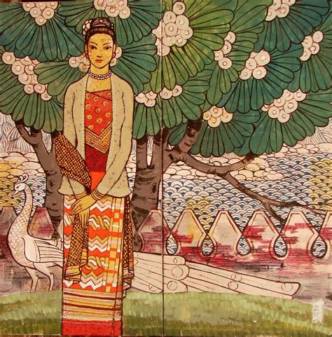 Burmese costume and luntaya acheik – Artofit