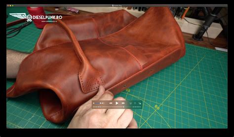 Duffel Bag Pattern - Leather DIY - Pdf Download - Gym Bag - Video Tutorial