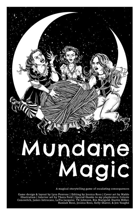 » First Mechanics Reveal: Mundane Magic RPG