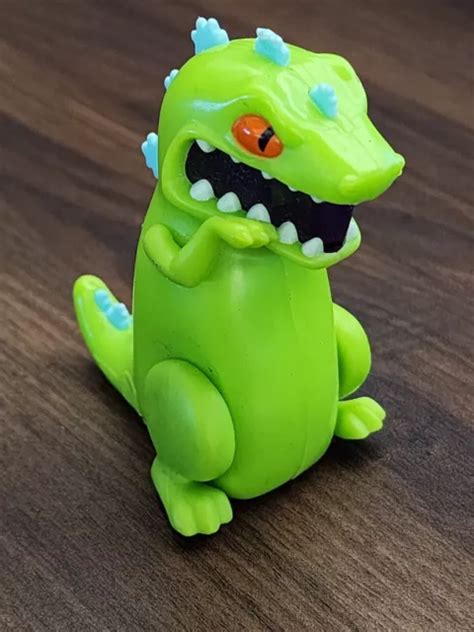 1998 BURGER KING Kids Meal RUGRATS Reptar Green Dinosaur Rolling Friction Toy $6.00 - PicClick