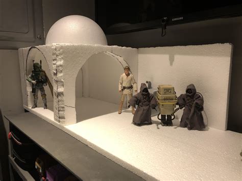 Day One of building my Tatooine diorama : r/starwarscollecting
