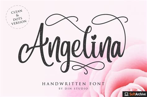 Angelina - Beautiful Script Font - SoftArchive