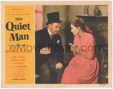 eMoviePoster.com: 6c0641 QUIET MAN LC #3 1951 close 2-shot of pretty Maureen O'Hara & matchmaker ...