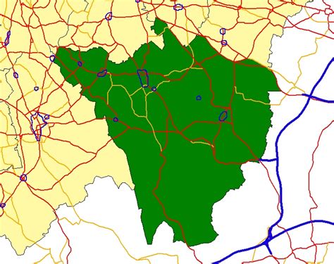 Bromley Map Region Political | Map of London Political Regional