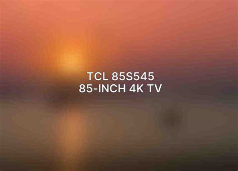 Top 85-Inch TVs for Bright Rooms - ACCIYO