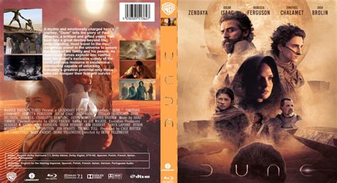 Dune (2021) Custom Clean Blu Ray Cover and Labels - DVDcover.Com