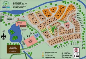 Park Map – McLaren Vale Lakeside Caravan Park