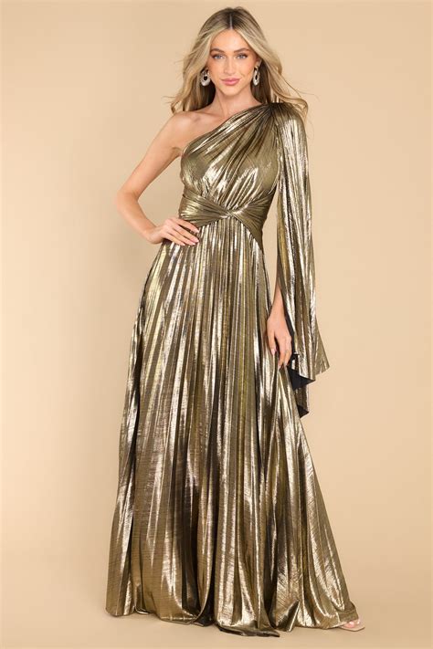 Glamorous Gold Maxi Dress - All Dresses | Red Dress