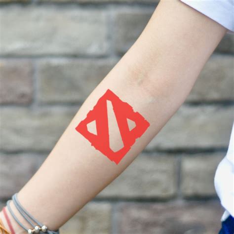 Dota 2 Temporary Tattoo Sticker - OhMyTat