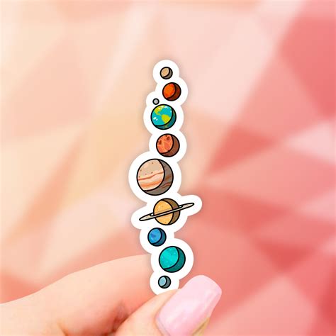 Planets Sticker Space Sticker Laptop Decal Vinyl Stickers | Etsy