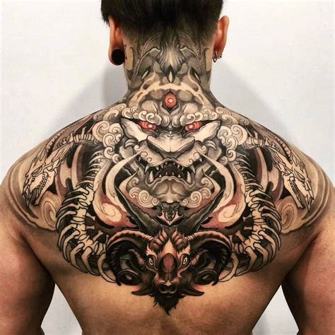 Asian Inkspiration ★ on Instagram: “Fu Dog Backpiece By 💥 @reee_irezumi 💥” | Back tattoos for ...