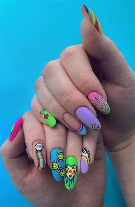 50 Pick and Mix Nail Designs for an Unboring Look : Fun Mix n Match ...
