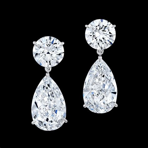 Diamond Pear Shape Earrings | Pear shaped earring, Dream jewelry, Diamond