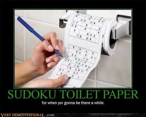 SUDOKU TOILET PAPER | Funny Pictures, Quotes, Pics, Photos, Images. Videos of Really Very Cute ...