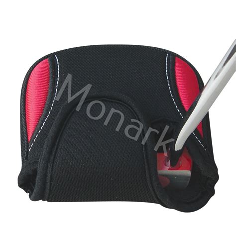 Mallet Putter Headcover Red/Black Oversize - Monark Golf