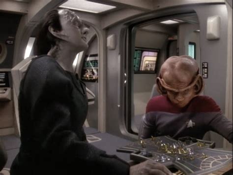 Quick Sip Reviews: YEAR OF GARAK, part 4: DS9 episodes "Past Prologue," "Distant Voices," "Our ...