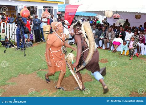 Traditional Dancers Perform in a Kikuyu African Wedding Ceremony ...