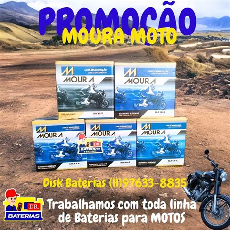 Bateria Moto Moura 5ah 12v - Entrega Rápida Cotia E Vargem Grande