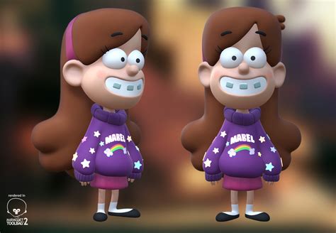 ArtStation - Mabel from Gravity Falls (download available in my store)