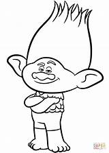 Branch From Trolls coloring page  Free Printable Coloring Pages sketch template