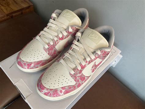 Pink Paisley dunks - gift for wife. I’ve got another pair too which are same design but with the ...