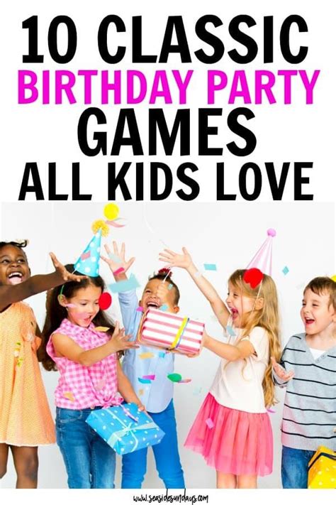 10 Classic Birthday Party Games Your Kids Must Play! | Birthday party ...