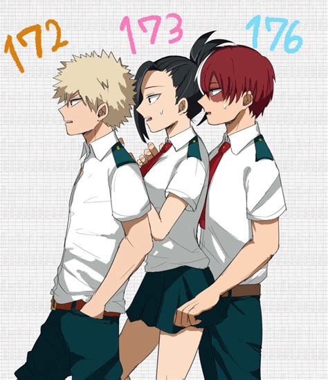 Bakugou Katsuki & Yaoyorozu Momo & Todoroki Shouto | My hero academia ...