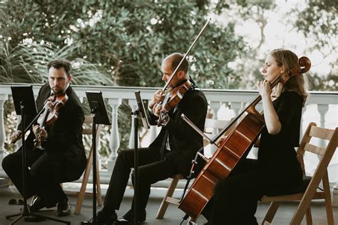 Wedding Ceremony String Trio Music - Miami, Charleston, NYC Musicians