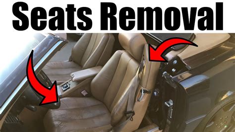 HOW TO... Remove Seats - YouTube
