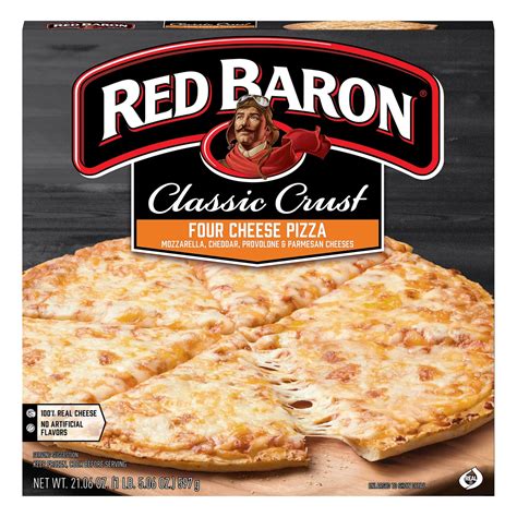 Red Baron Frozen Pizza - Four Cheese - Shop Pizza at H-E-B