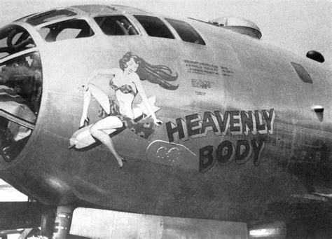 B-29 Superfortress nose art "Heavenly Body" | World War Photos