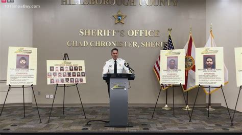 Hillsborough County Sheriff Chronister announces arrests | wtsp.com