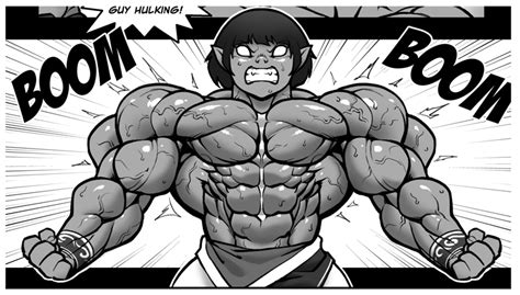 Xiv Muscle Growth Comparison(Bonus Fun Stuff) by Pokkuti on DeviantArt