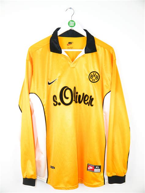 1998-00 Dortmund L/S home jersey (#10 MÖLLER)- XL • RB - Classic Soccer ...