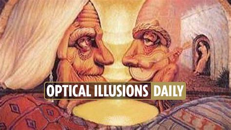Optical Illusions daily — What you see first in this mind-bending image ...