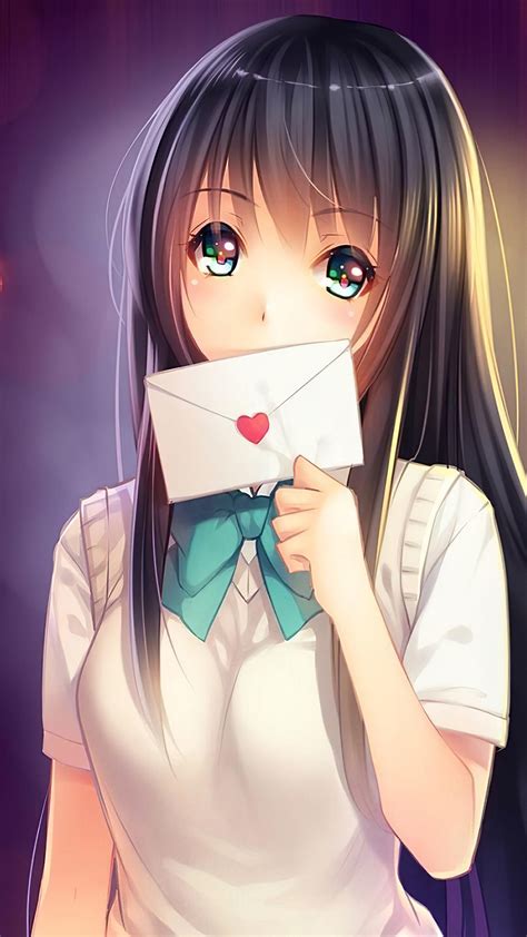 2160x3840 Anime Girl In Love With Love Letter Sony Xperia X,XZ,Z5 Premium ,HD 4k Wallpapers ...