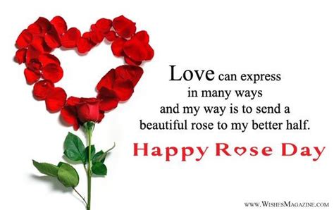 Happy Rose Day Wishes For Husband Wife | Rose Day Msg For Couple | Wishes for husband, Love ...