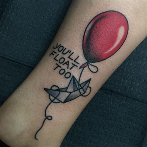 youll float too tattoo - driesvannotenshoeswomens