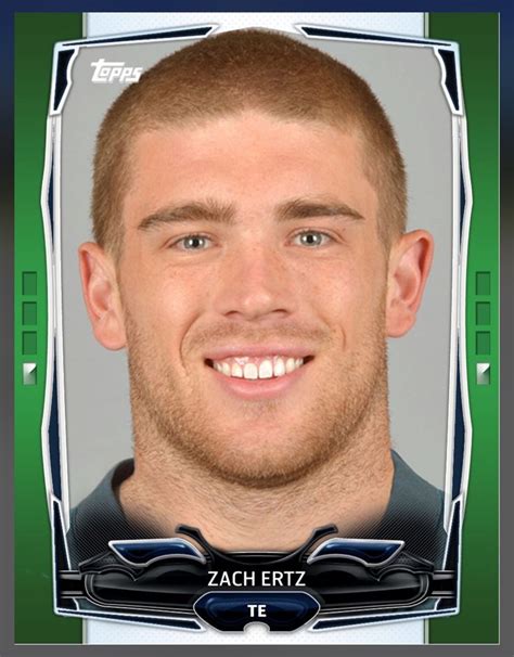 Zach Ertz Philadelphia Eagles Green Parallel Card 2015 Topps HUDDLE | Cards, Baseball cards ...