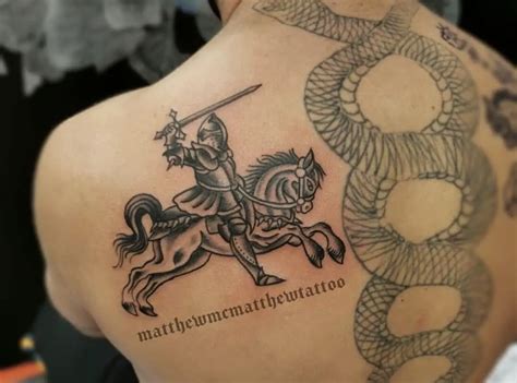 Knight Tattoo - Meaning and 80 Ideas in 2024