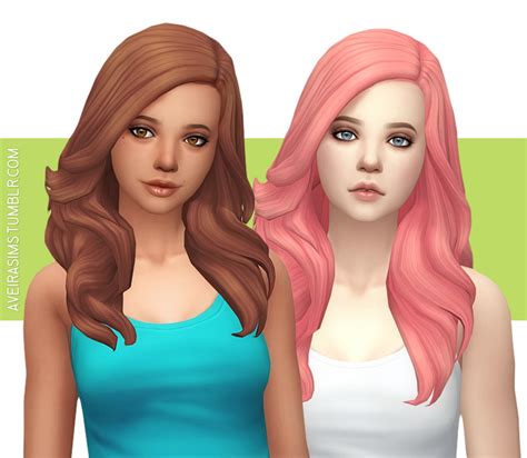Aveira's Sims 4, Wildspit’s Angelic Hair V2 - Recolor **Updated...