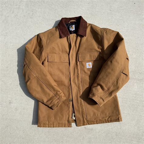 CARHARTT Heavyweight Insulated Work Jacket with... - Depop