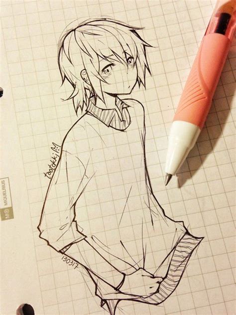 anime drawing - 55 Beautiful Anime Drawings