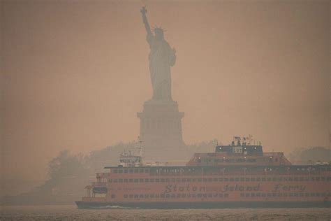 Last month's wildfire smoke plume in New York, New Jersey comparable to ...