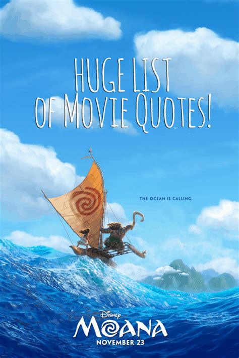 Moana Movie Quotes - Our HUGE list! - EnzasBargains.com