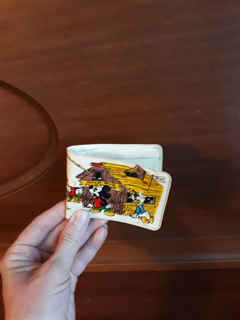 Mickey Mouse Wallet. Vintage Disney Child's Toy Plastic | Etsy