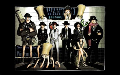 One Piece Straw Hat crew Wanted poster, One Piece, Franky, Sanji ...