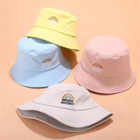 Radiate Positivity Bucket Hat in 2022 | Outfits with hats, Hat fashion, Fishers hat